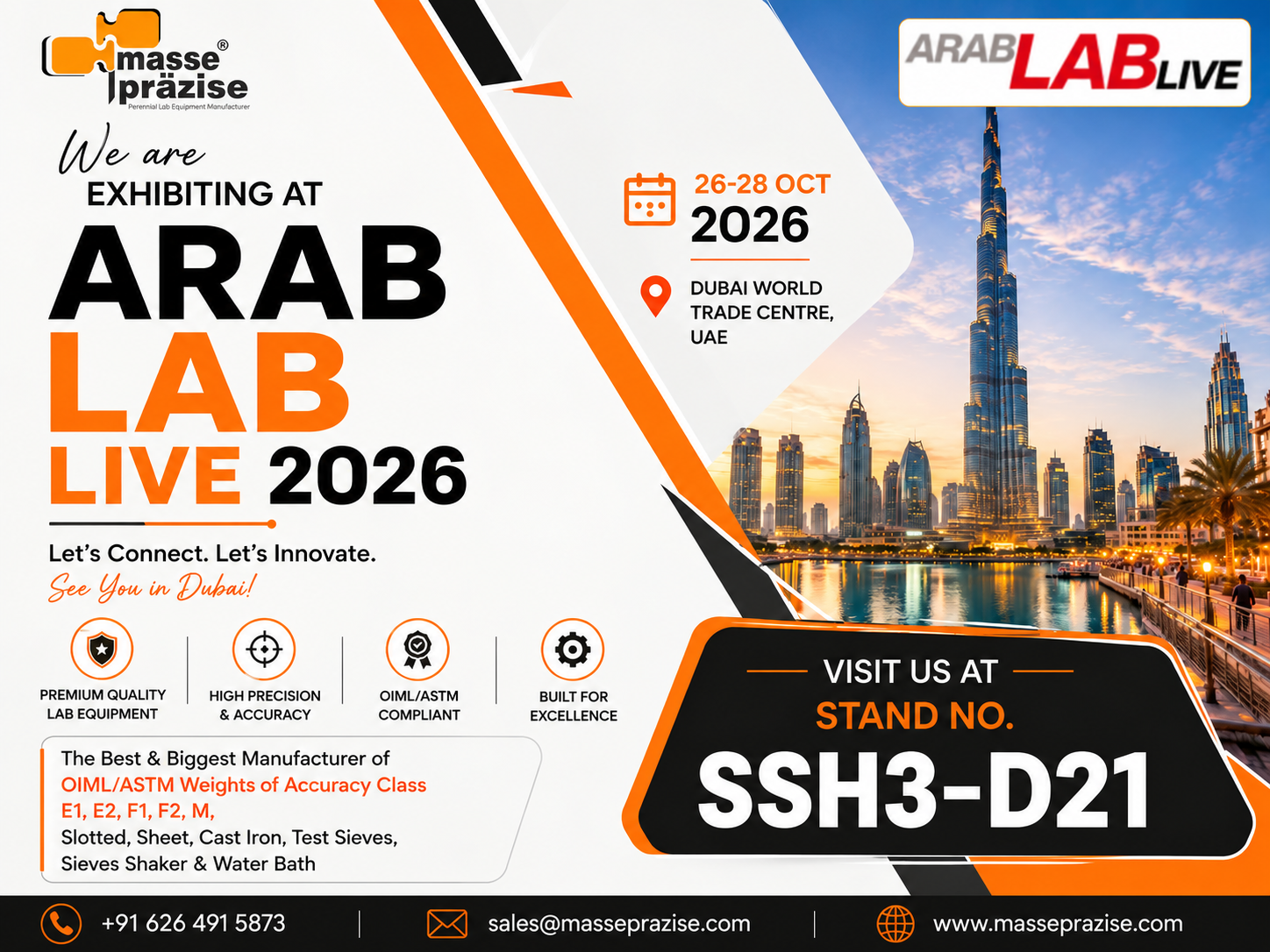 The Science of Zero Error: Unlocking Precision Metrology & Material Testing at ARABLAB LIVE 2026 